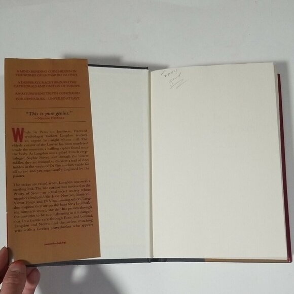 The Da Vinci Code by Dan Brown (2003, Hardcover) - Picture 2 of 5